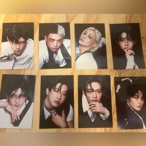OT8 Stray Kids OFFICIAL full Karma Photocard set - Felix, Seungmin, Bangchan